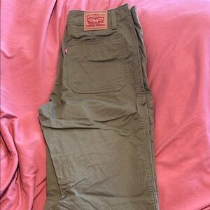 Levi's Green Chinos Versatile Style